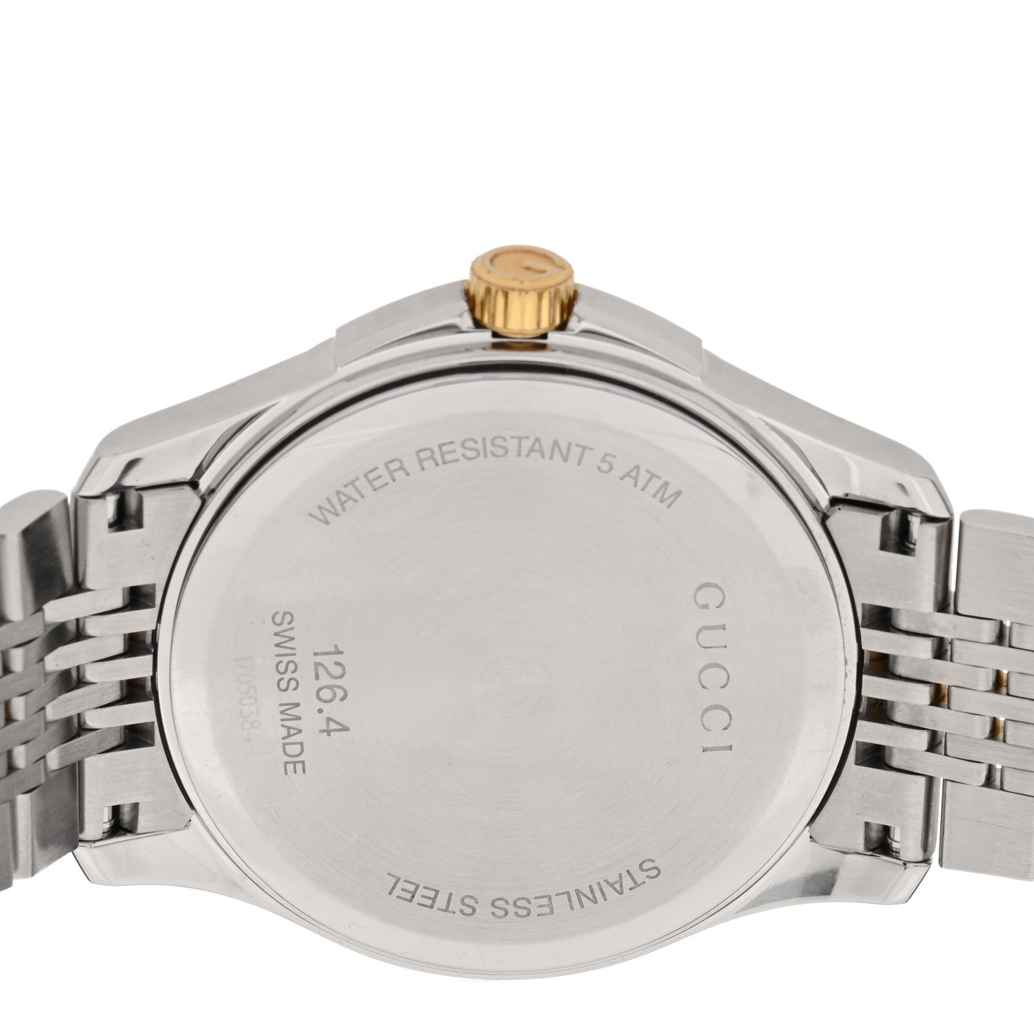 Gucci Stainless Steel 38mm G-Timeless Two Tone Quartz Watch 4 of 5