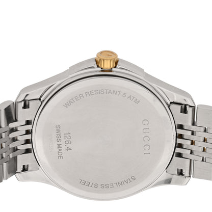Gucci Stainless Steel 38mm G-Timeless Two Tone Quartz Watch 4 of 5