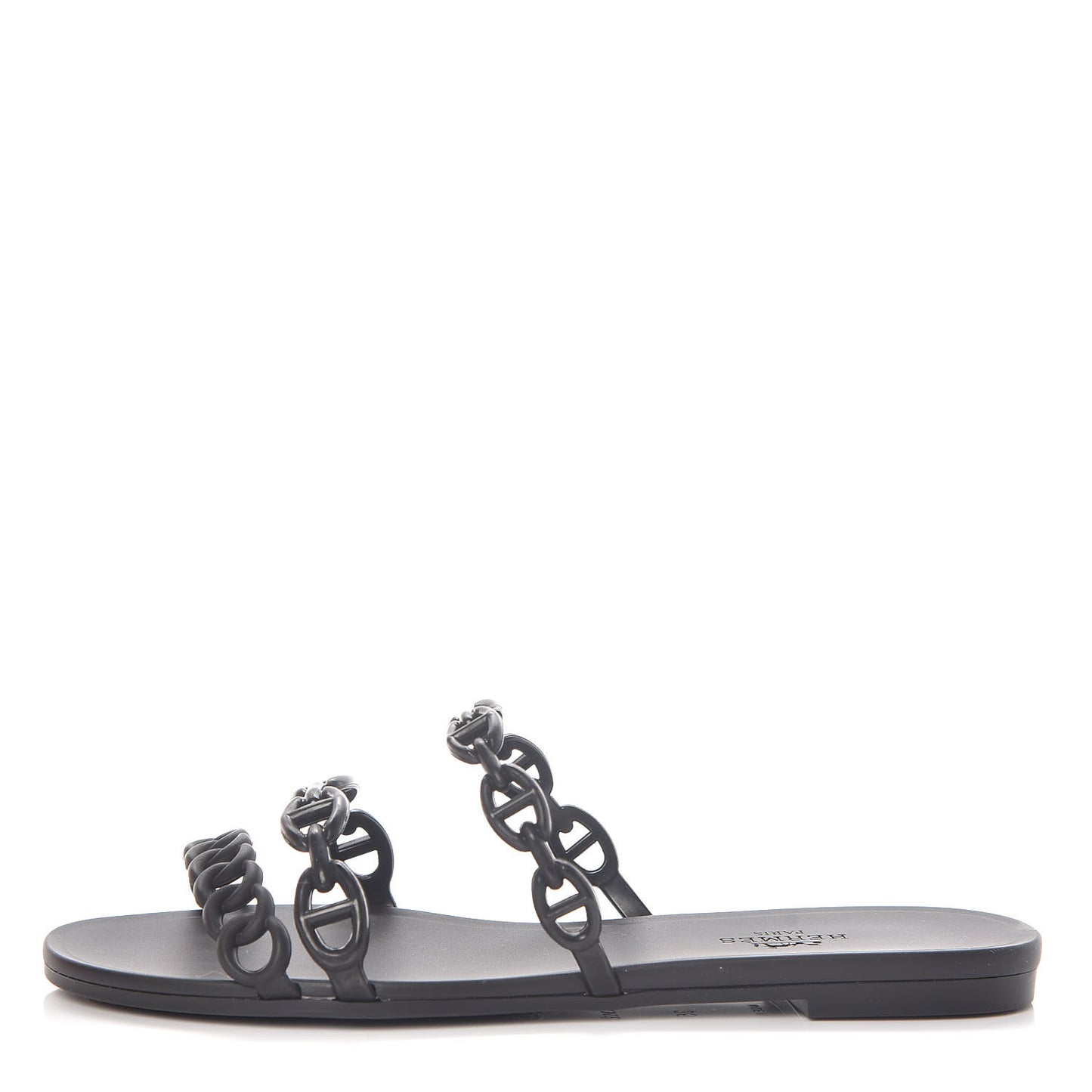 Rubber Chaine d'Ancre Rivage Sandals 35 Black