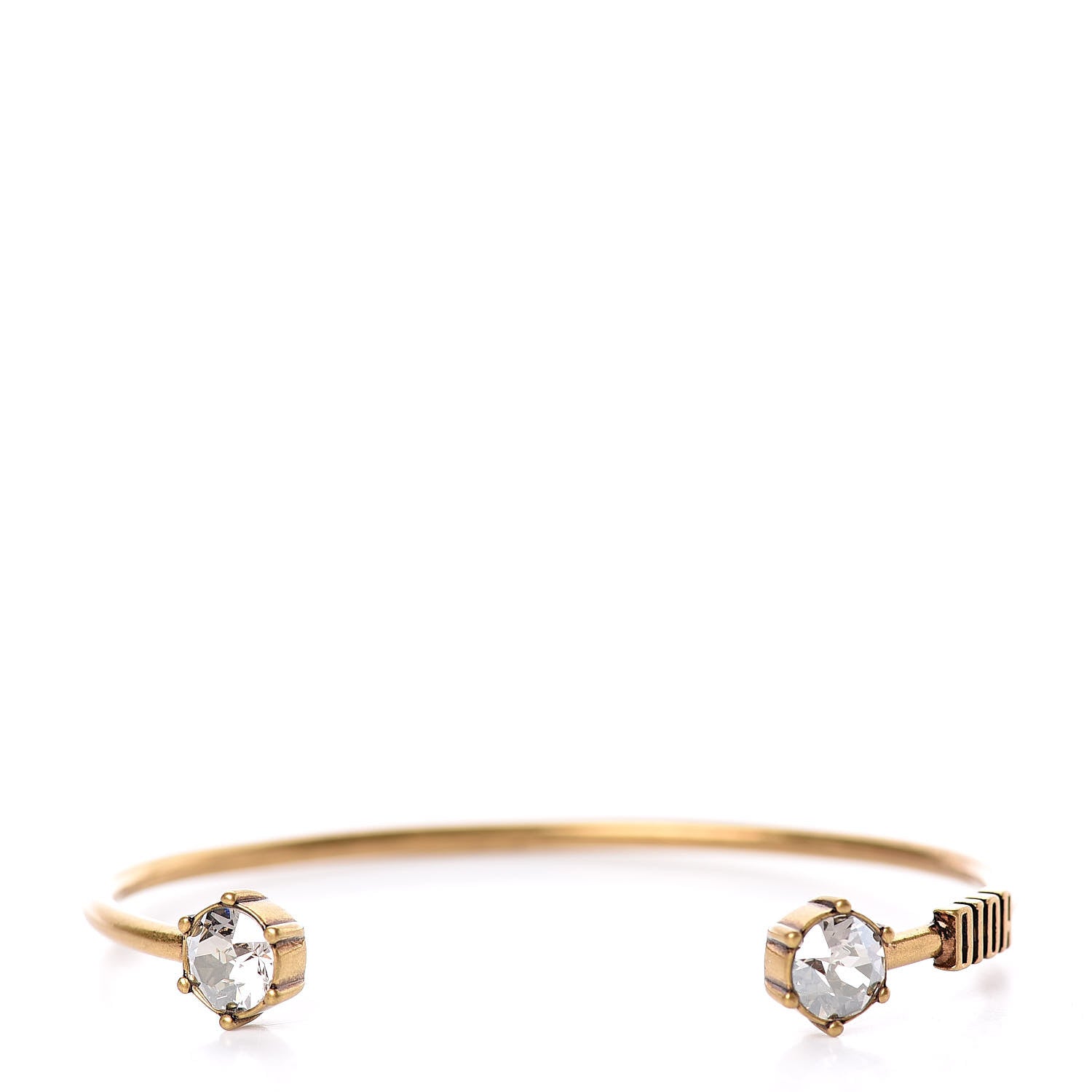 Christian Dior Metal Crystal Dio(r)evolution Bracelet Set Gold 5 of 8