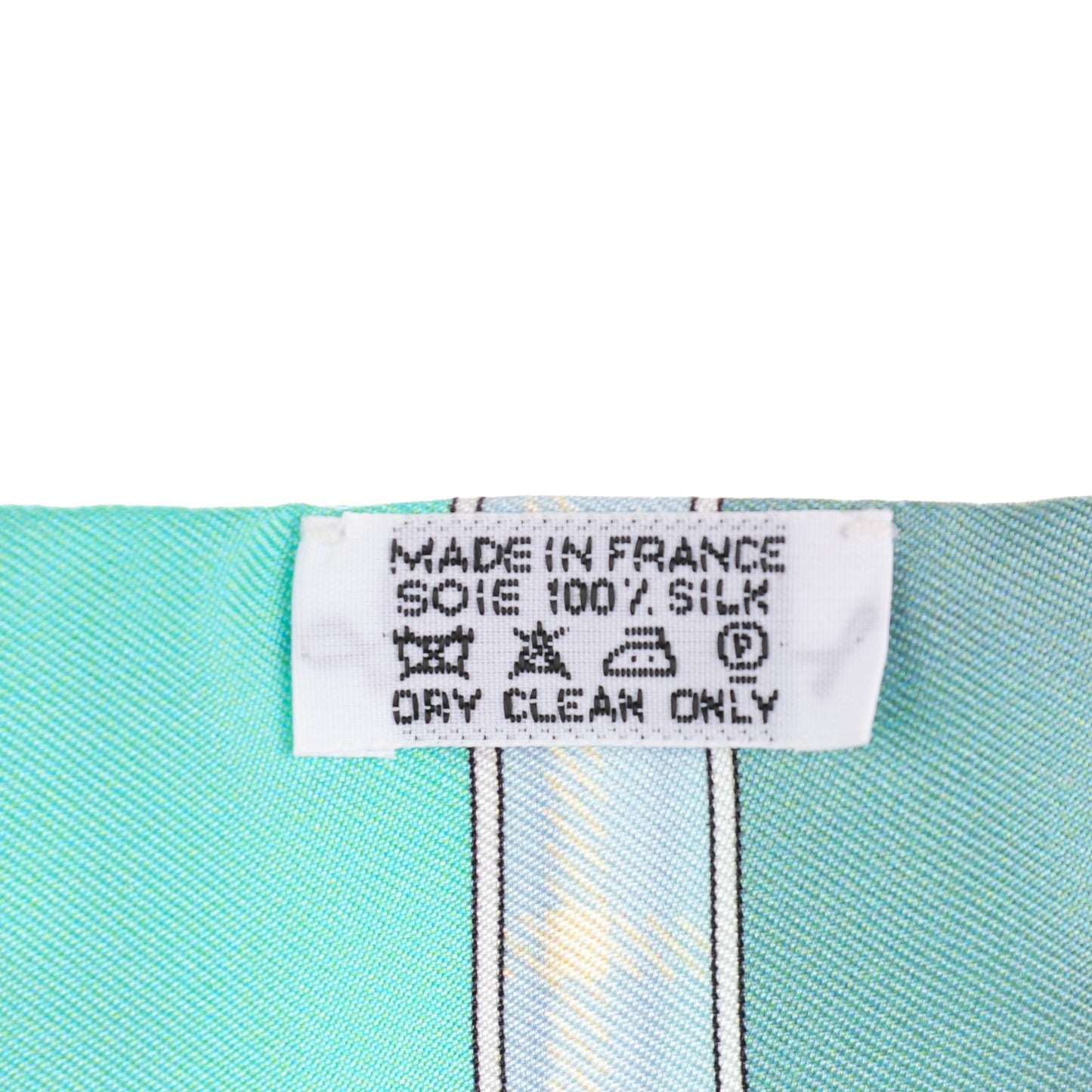 Silk Camails Twilly Vert Fluo Ciel Vert D Eau