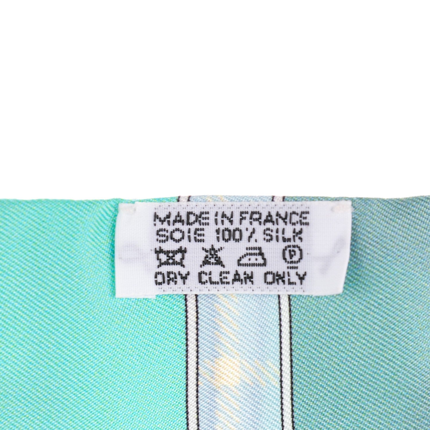 Hermes Silk Camails Twilly Vert Fluo Ciel Vert D Eau 4 of 5