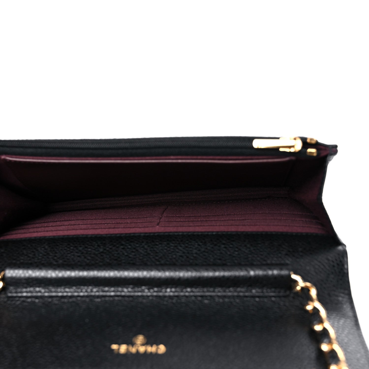 Chanel Caviar Quilted Wallet On Chain WOC Black 5 of 11