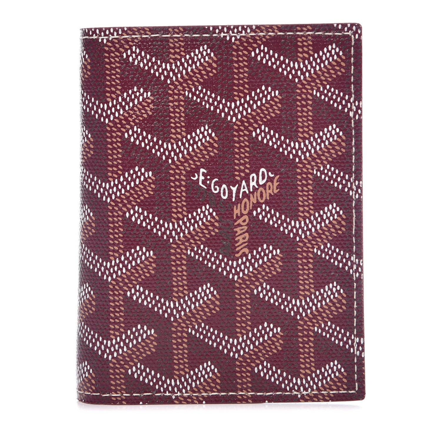 Goyardine Saint Marc Folding Card Case Bordeaux