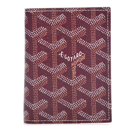 Goyard Goyardine Saint Marc Folding Card Case Bordeaux 1 of 7