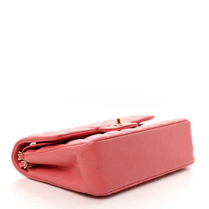 Chanel Caviar Quilted Small Double Flap Pink 4 of 10