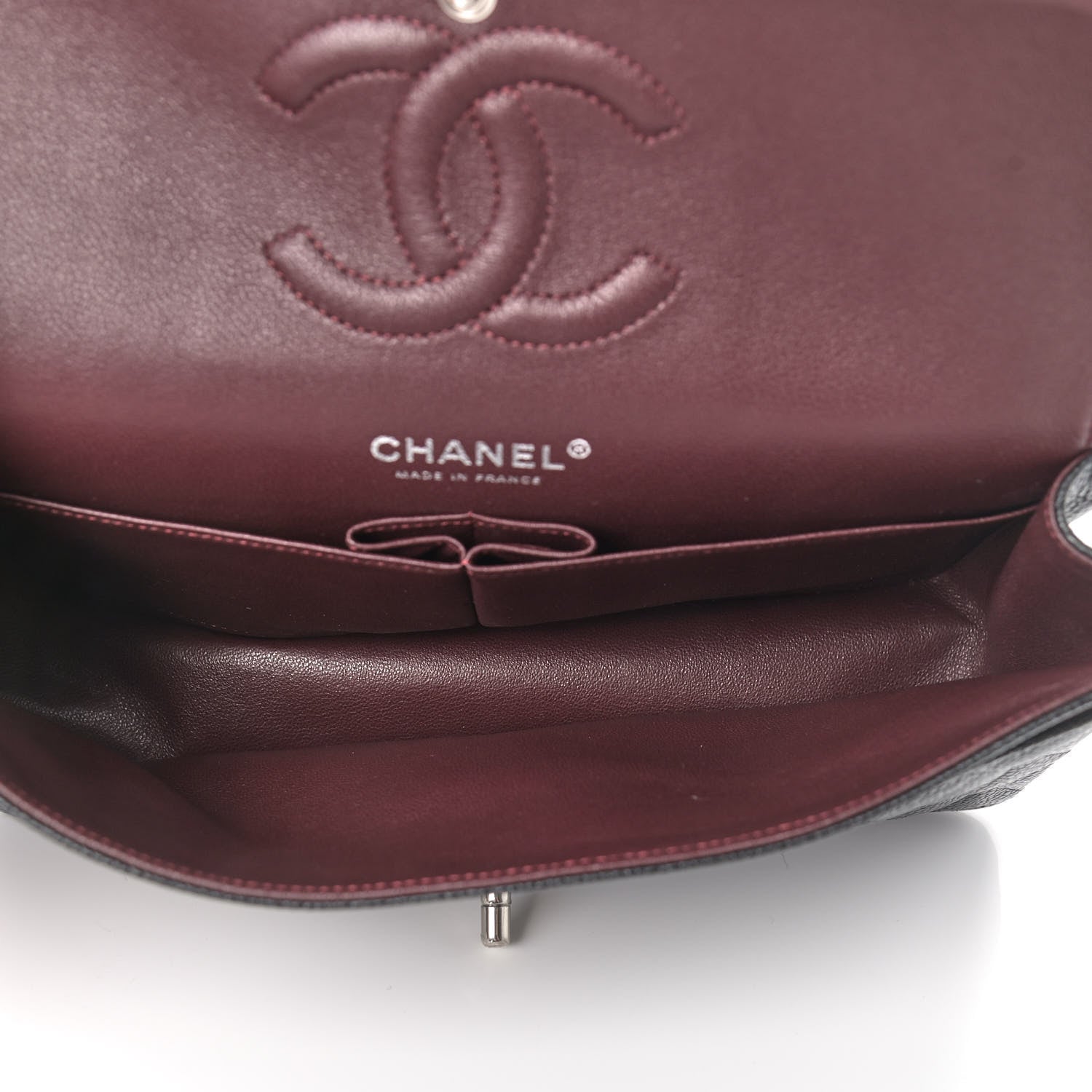 Chanel Caviar Quilted Medium Double Flap Black 5 of 9