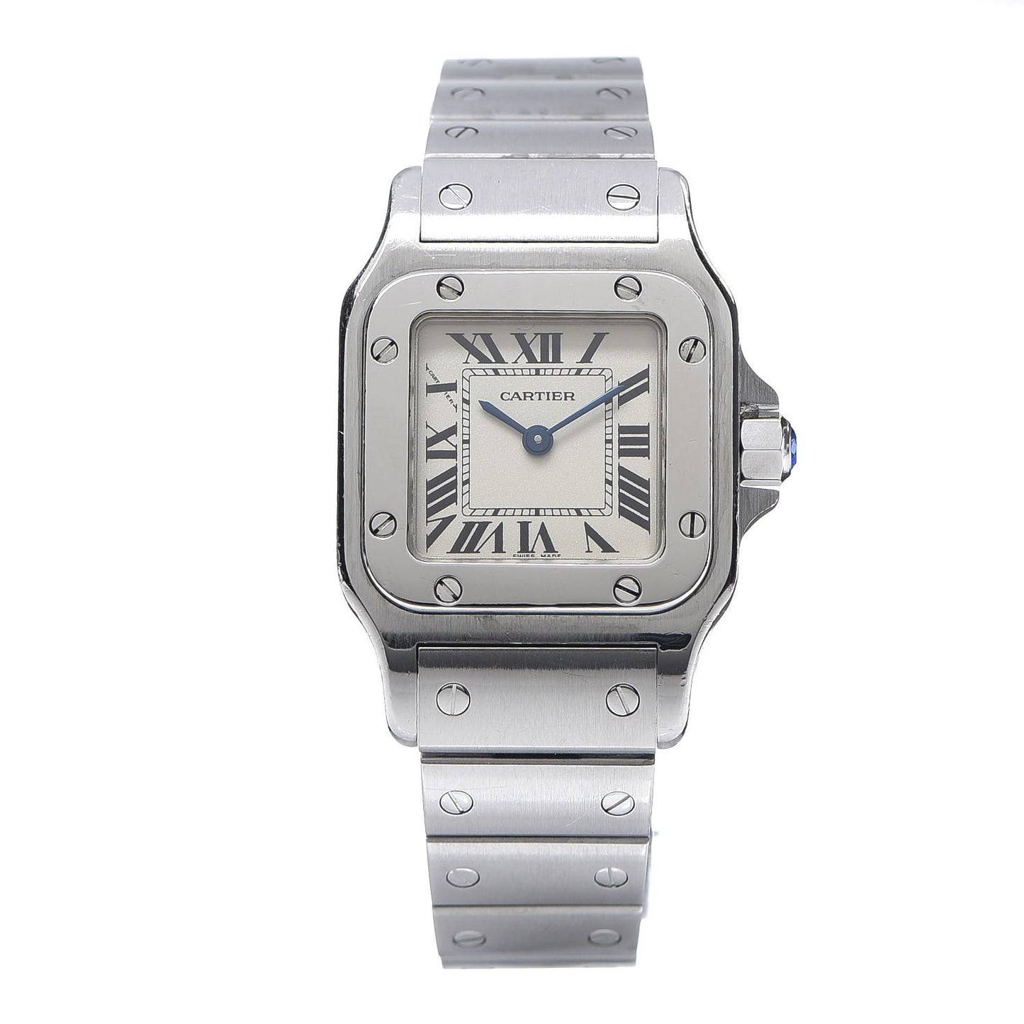Stainless Steel 24mm Santos de Galbee Quartz Watch