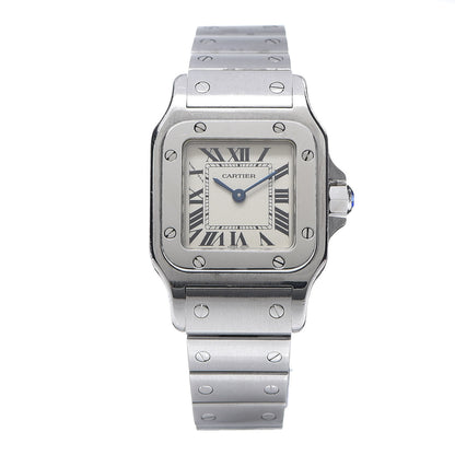 Cartier Stainless Steel 24mm Santos de Galbee Quartz Watch 1 of 6