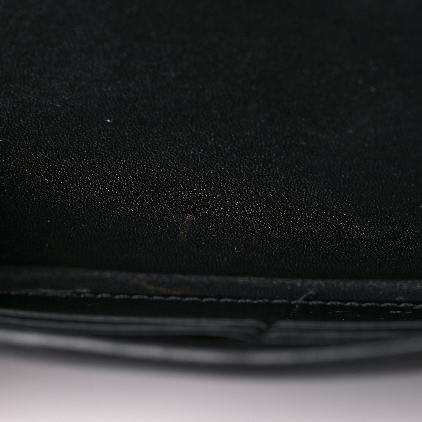 Calfskin Quilted Continental Wallet Black