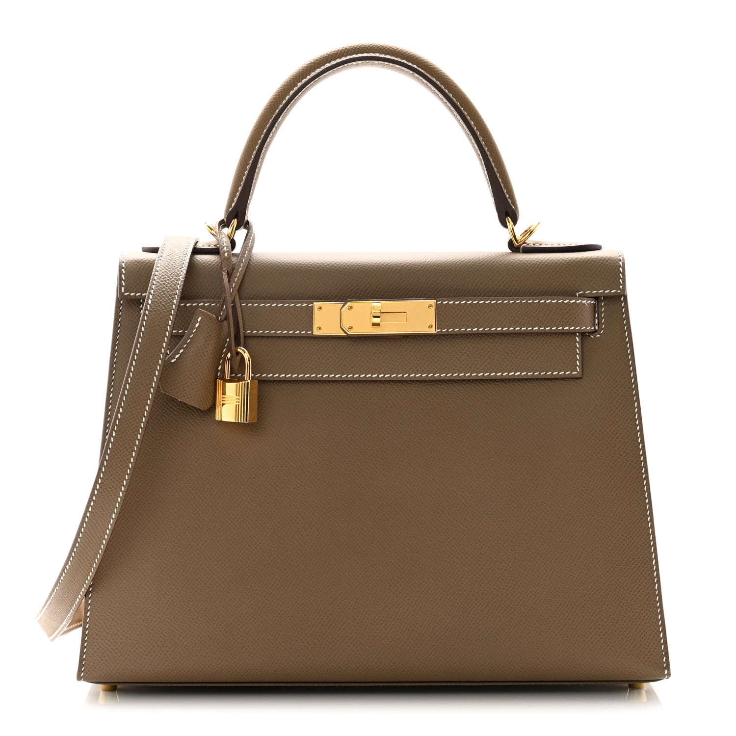Hermes Epsom Kelly Sellier 28 Etoupe 1 of 11
