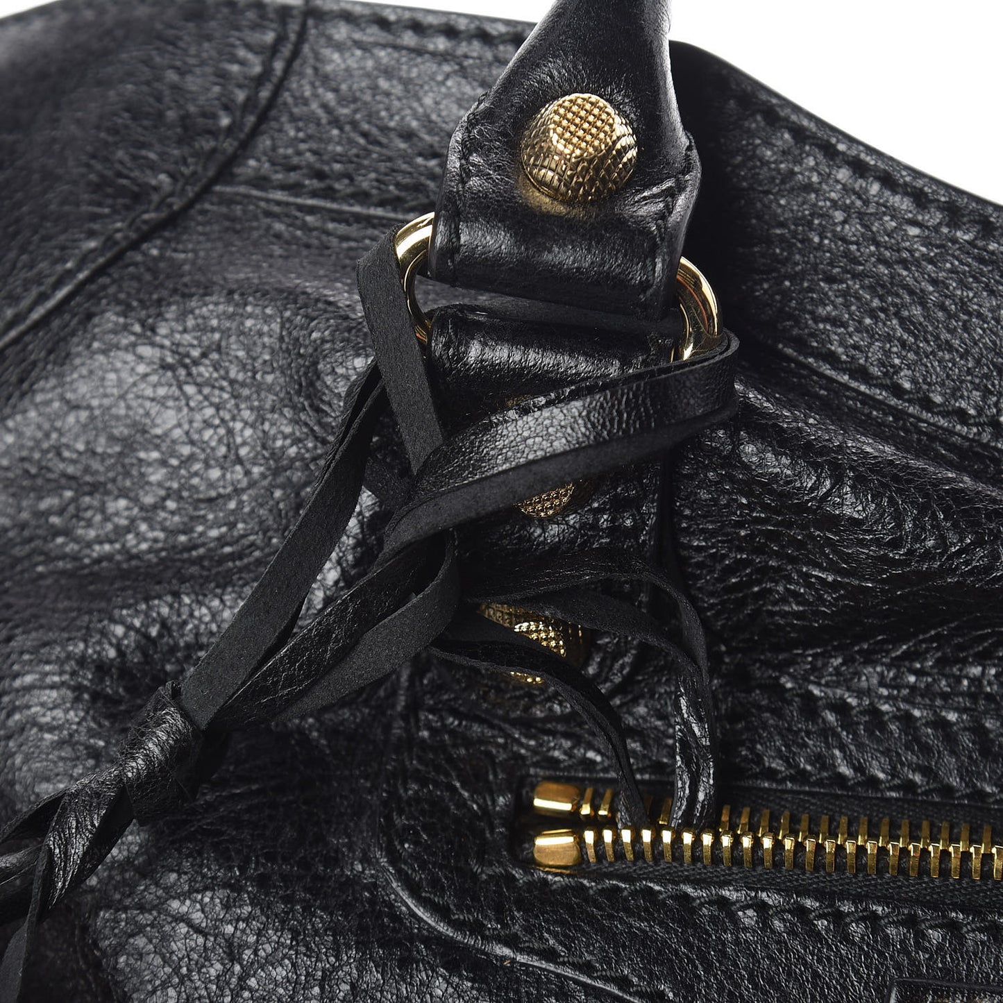 Agneau Giant 12 Gold Hardware City Black