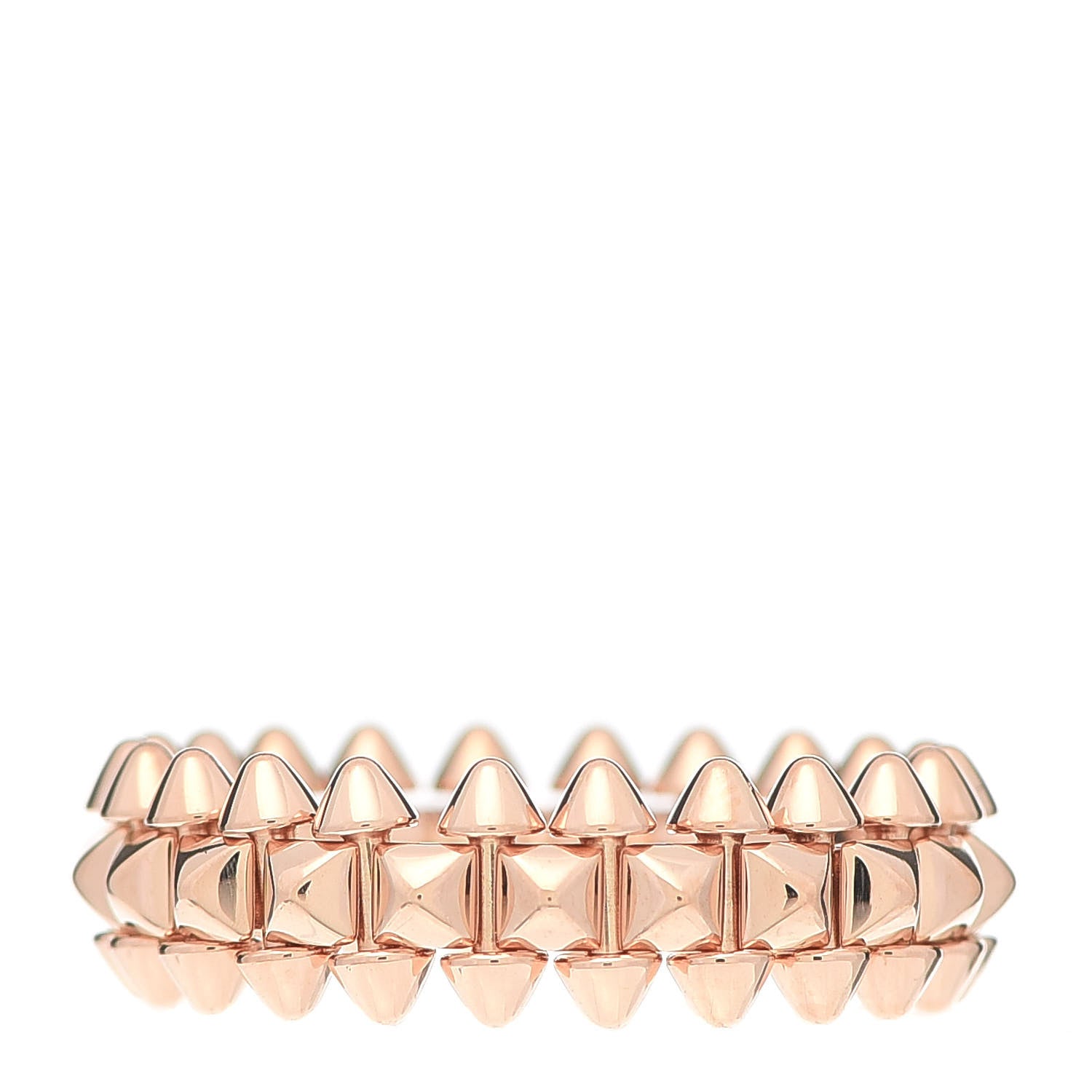 Cartier 18K Pink Gold SM Clash De Cartier Ring 51 5.75 1 of 6