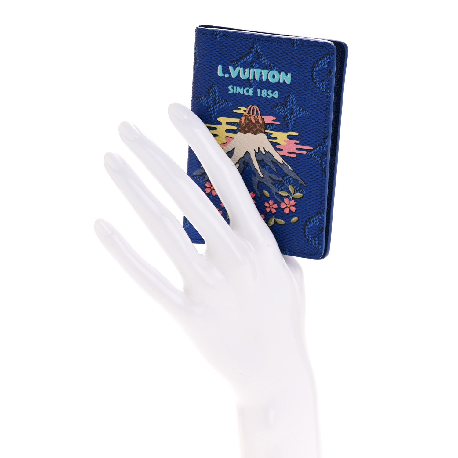 Louis Vuitton Monogram Japan Pocket Organizer Blue 1808084 Louis Vuitton Monogram Japan Pocket Organizer Blue 1808084