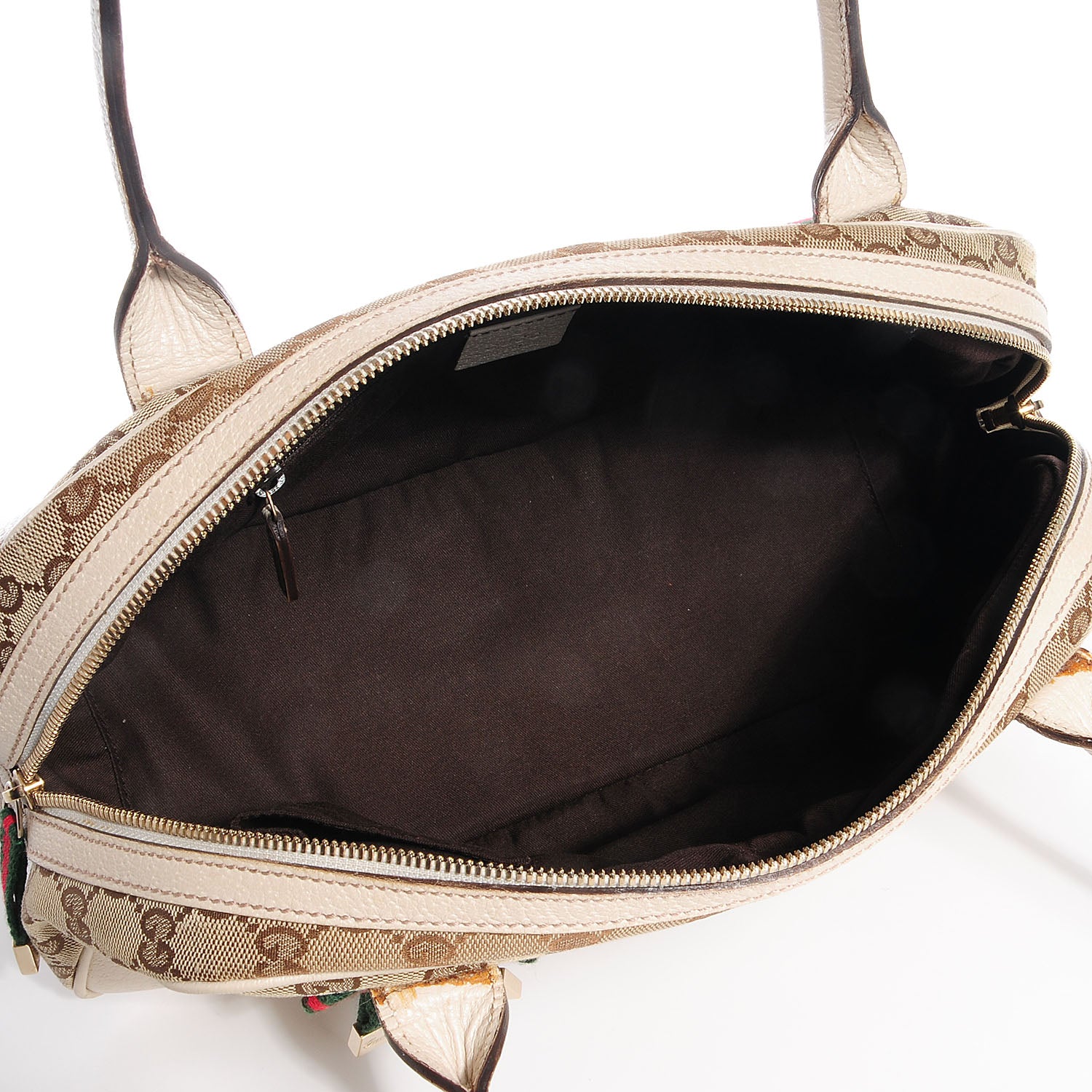 Gucci Monogram Small Princy Satchel Off White 5 of 10