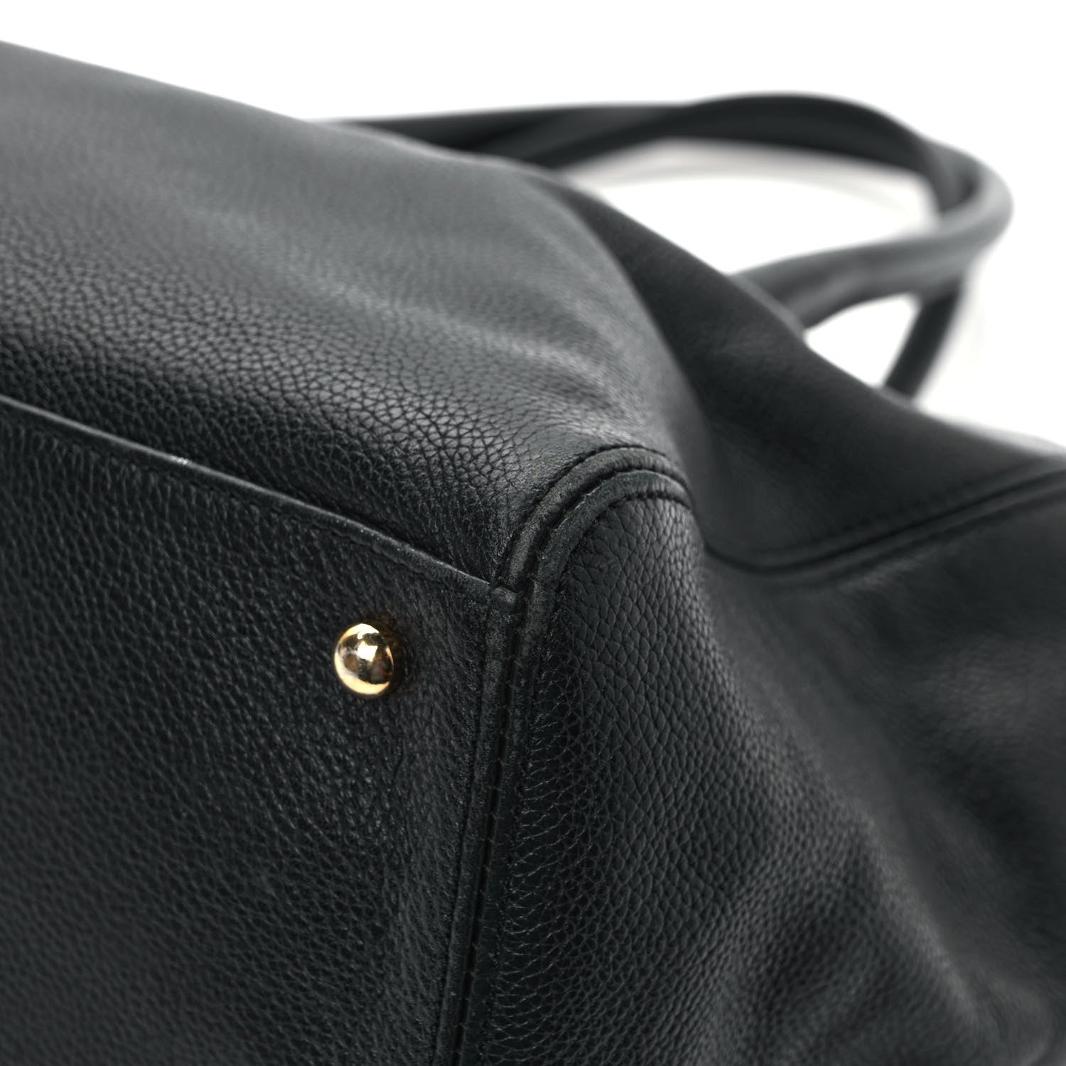 Chanel Calfskin Cerf Executive Shopper Tote Black 11 of 12