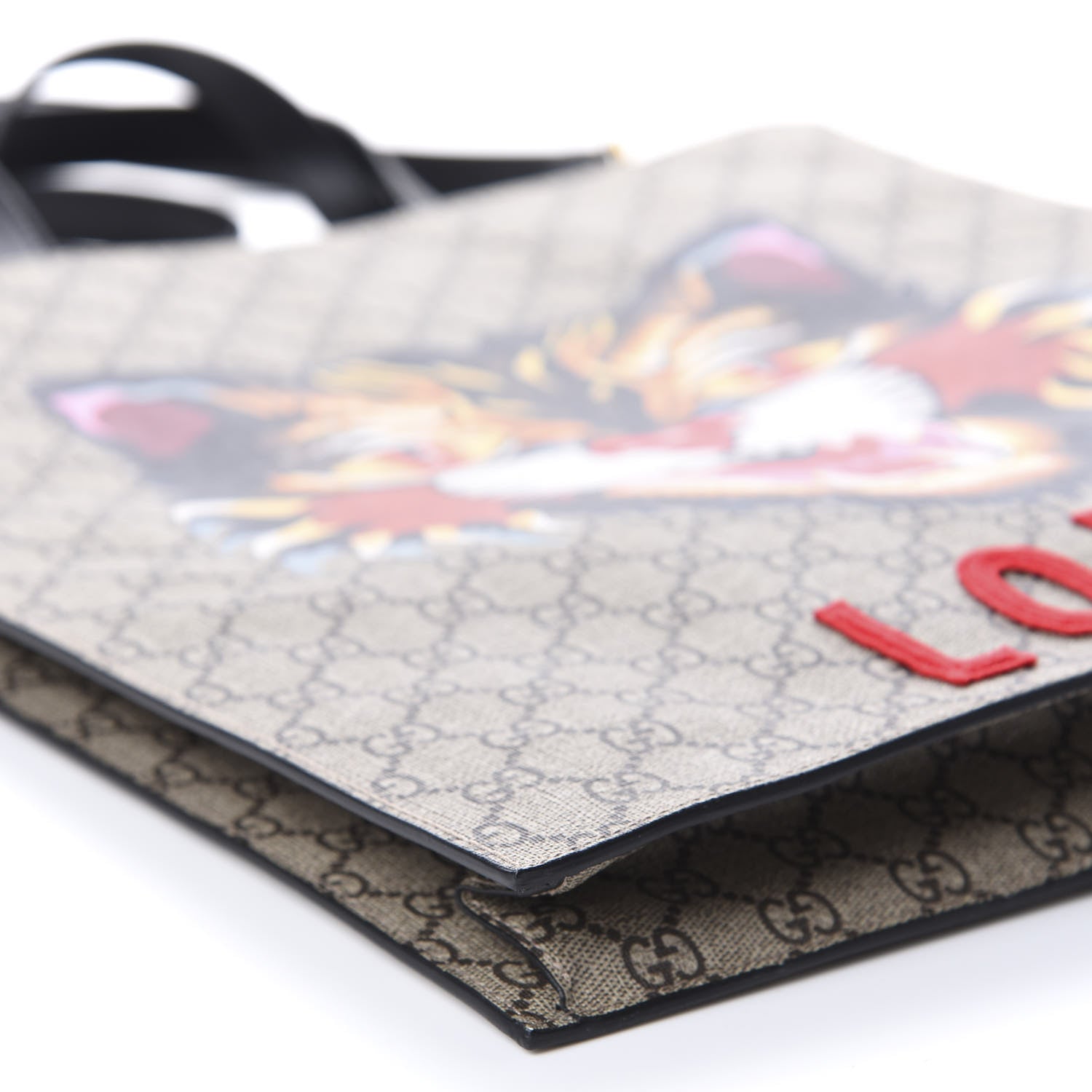 Gucci GG Supreme Monogram Angry Cat Vertical Tote 6 of 10
