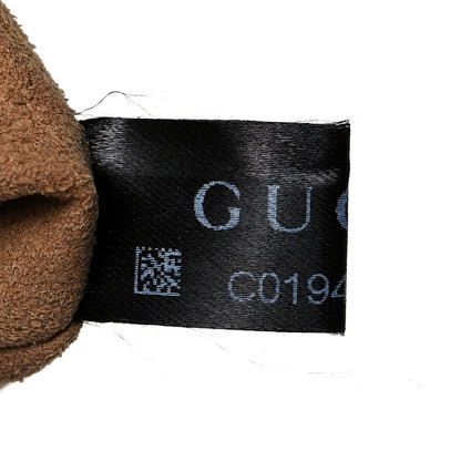 Gucci GG Supreme Monogram Calfskin Small Padlock Shoulder Bag Beige Black Cuir 7 of 17