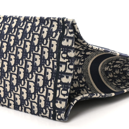 Christian Dior Oblique Large Book Tote Blue Multicolor 9 of 10