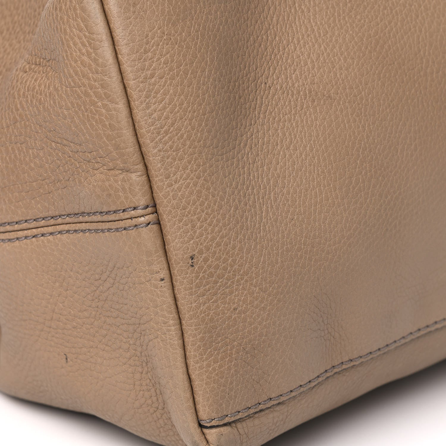 Gucci Pebbled Calfskin Large Soho Chain Shoulder Bag Nude 13 of 21