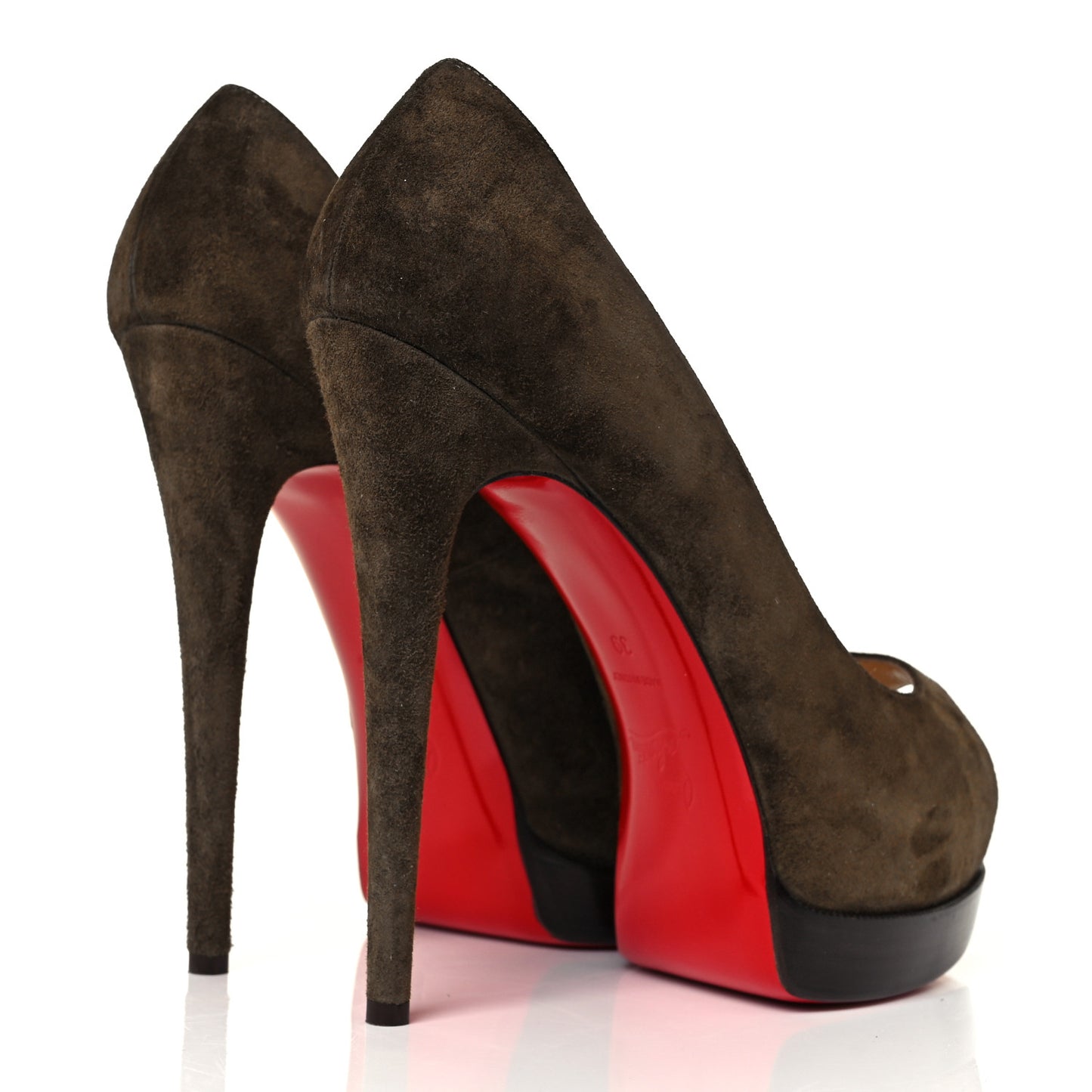 Suede Palais Royal Trepointe 140 Pumps 39 Bronze