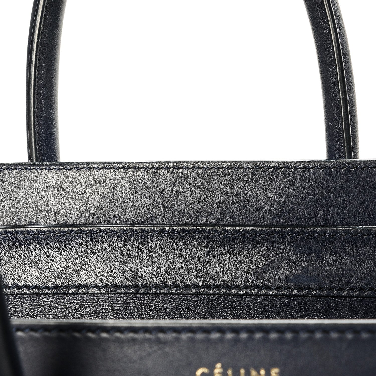 Celine Smooth Calfskin Mini Luggage Ink 14 of 17