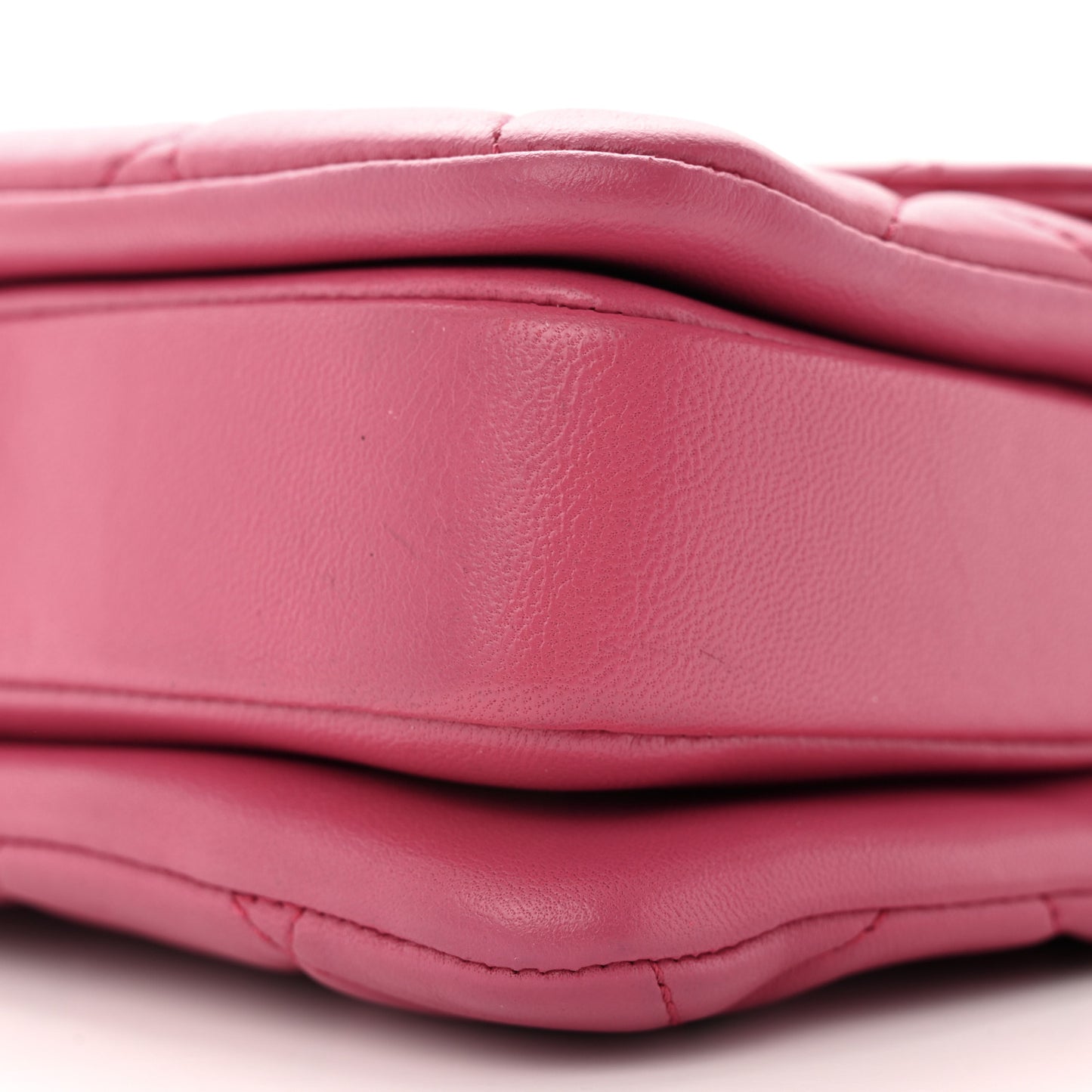 Lambskin Quilted Small Trendy CC Flap Dual Handle Bag Pink