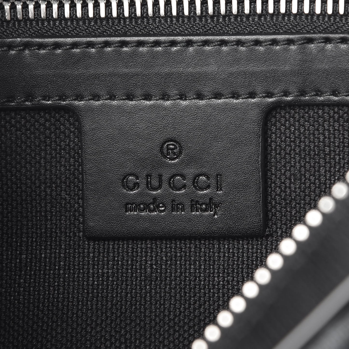 Soft GG Supreme Monogram Web Belt Bag Black Grey
