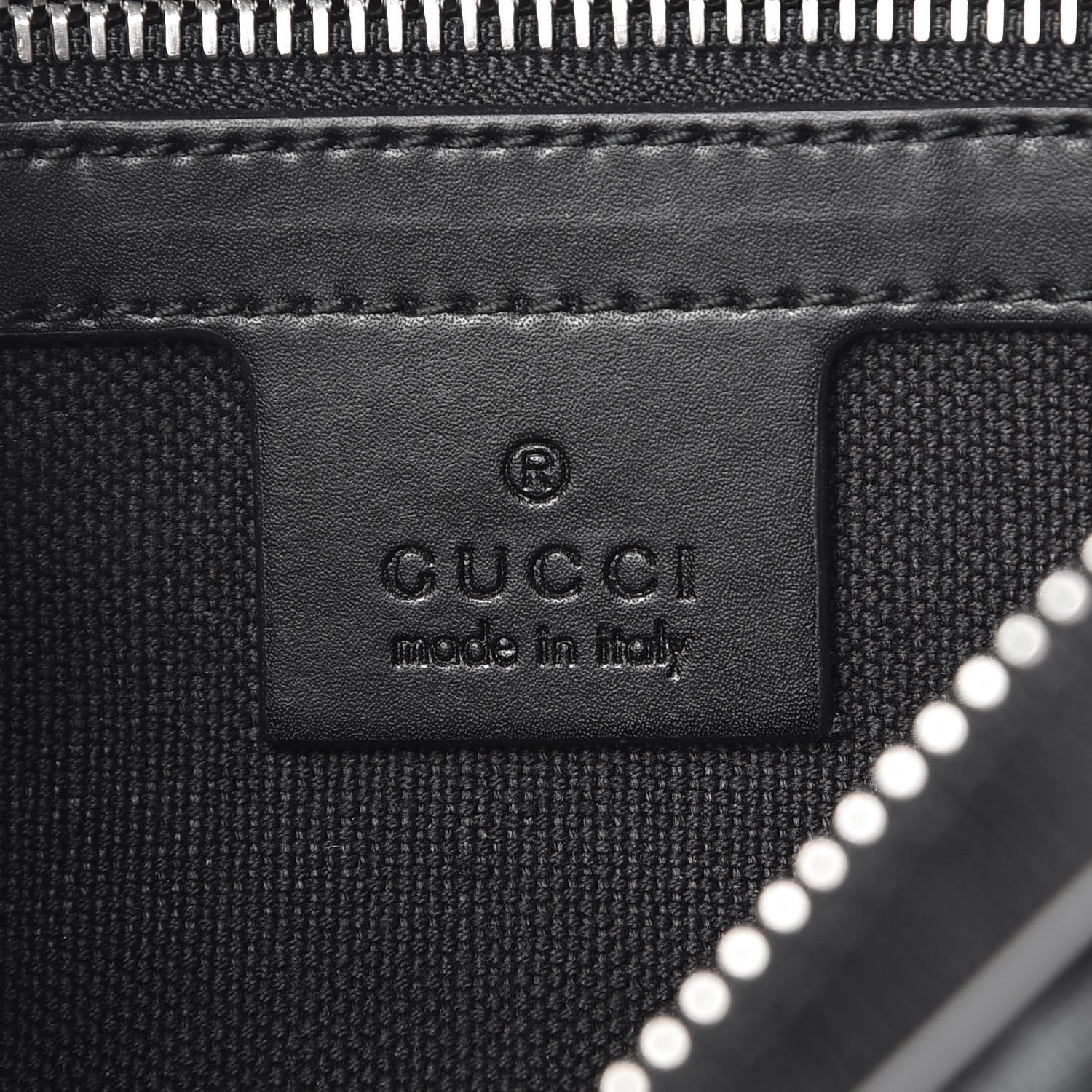Gucci Soft GG Supreme Monogram Web Belt Bag Black Grey 6 of 9