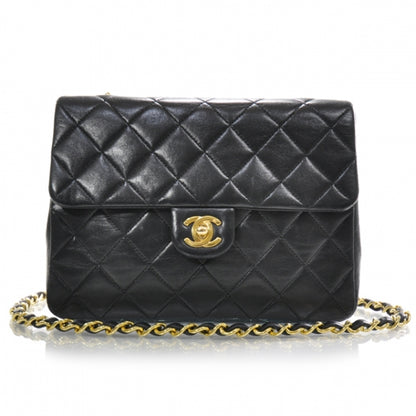 Chanel Lambskin Quilted Mini Flap Black 1 of 12