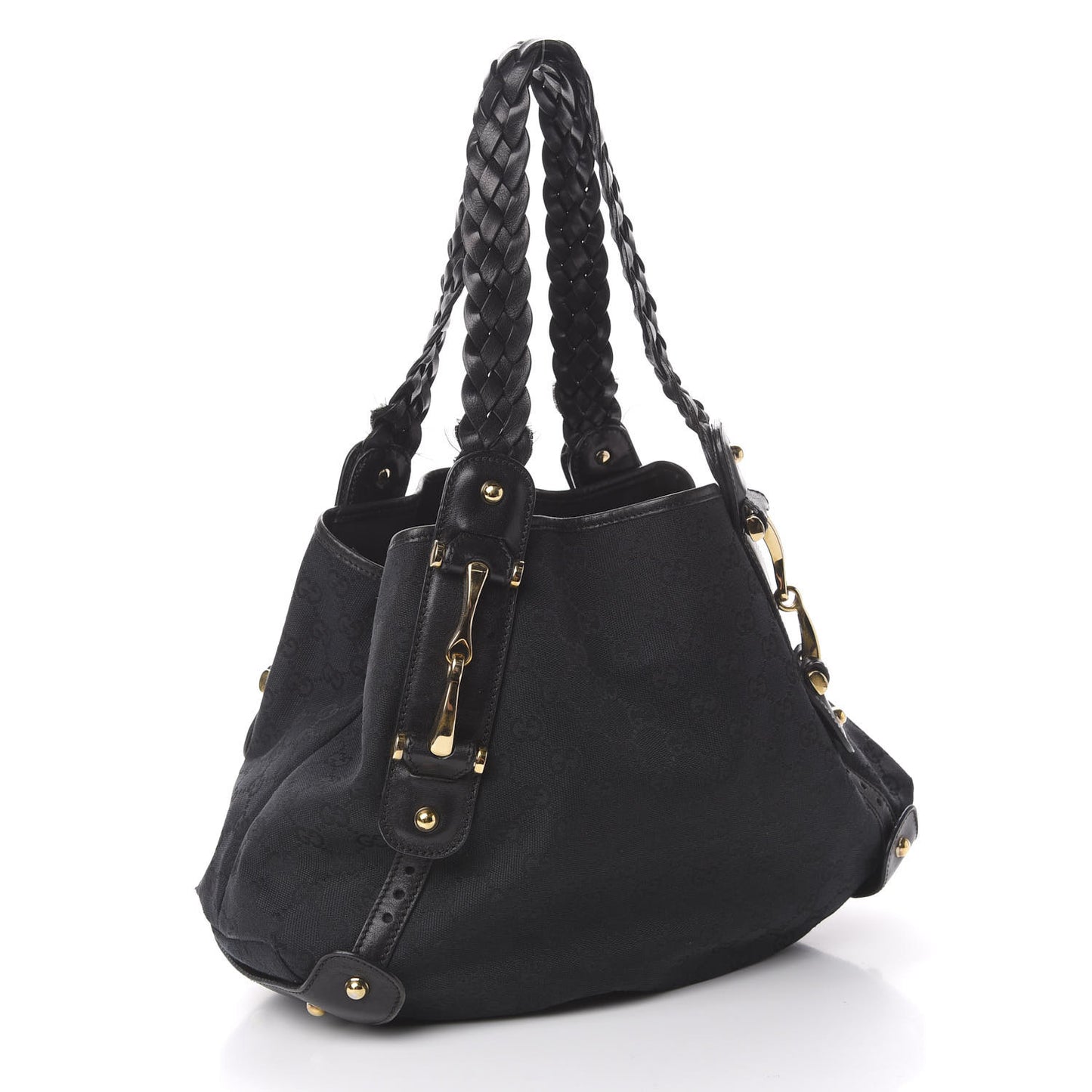 Monogram Small Pelham Shoulder Bag Black