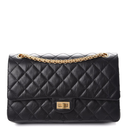 Chanel Aged Calfskin Quilted 2.55 Reissue 226 Flap Black 1 of 10
