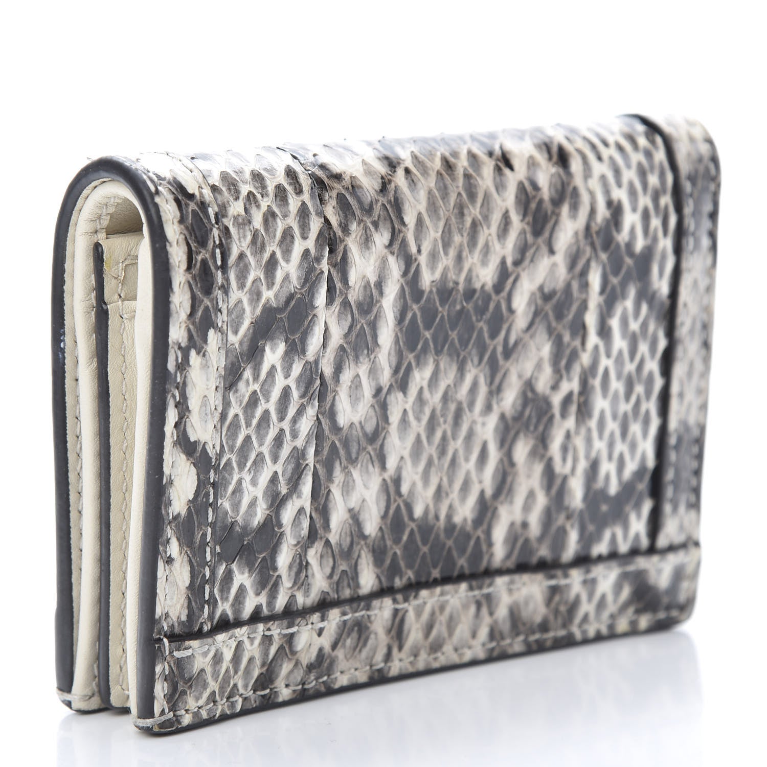 Gucci Snakeskin Ophidia Card Case Wallet Roccia 3 of 9