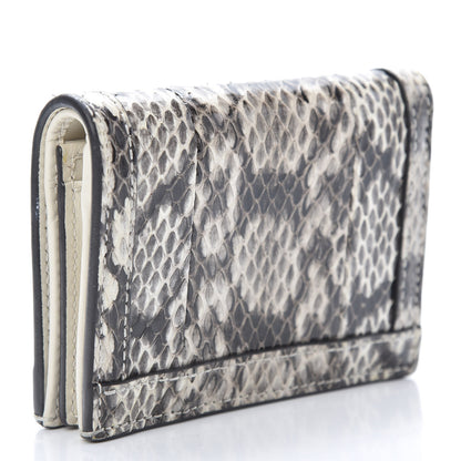 Gucci Snakeskin Ophidia Card Case Wallet Roccia 3 of 9