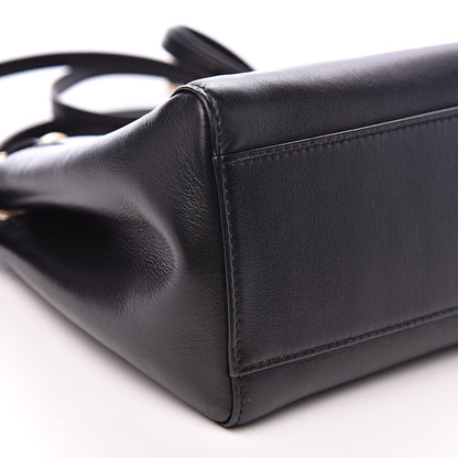Fendi Nappa Mini Peekaboo Iconic Satchel Black 9 of 10