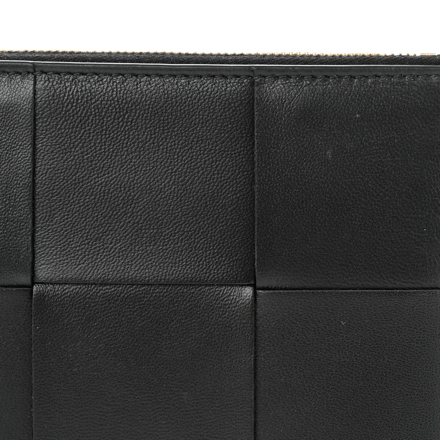 Nappa Maxi Intrecciato Medium Bill Pouch Black