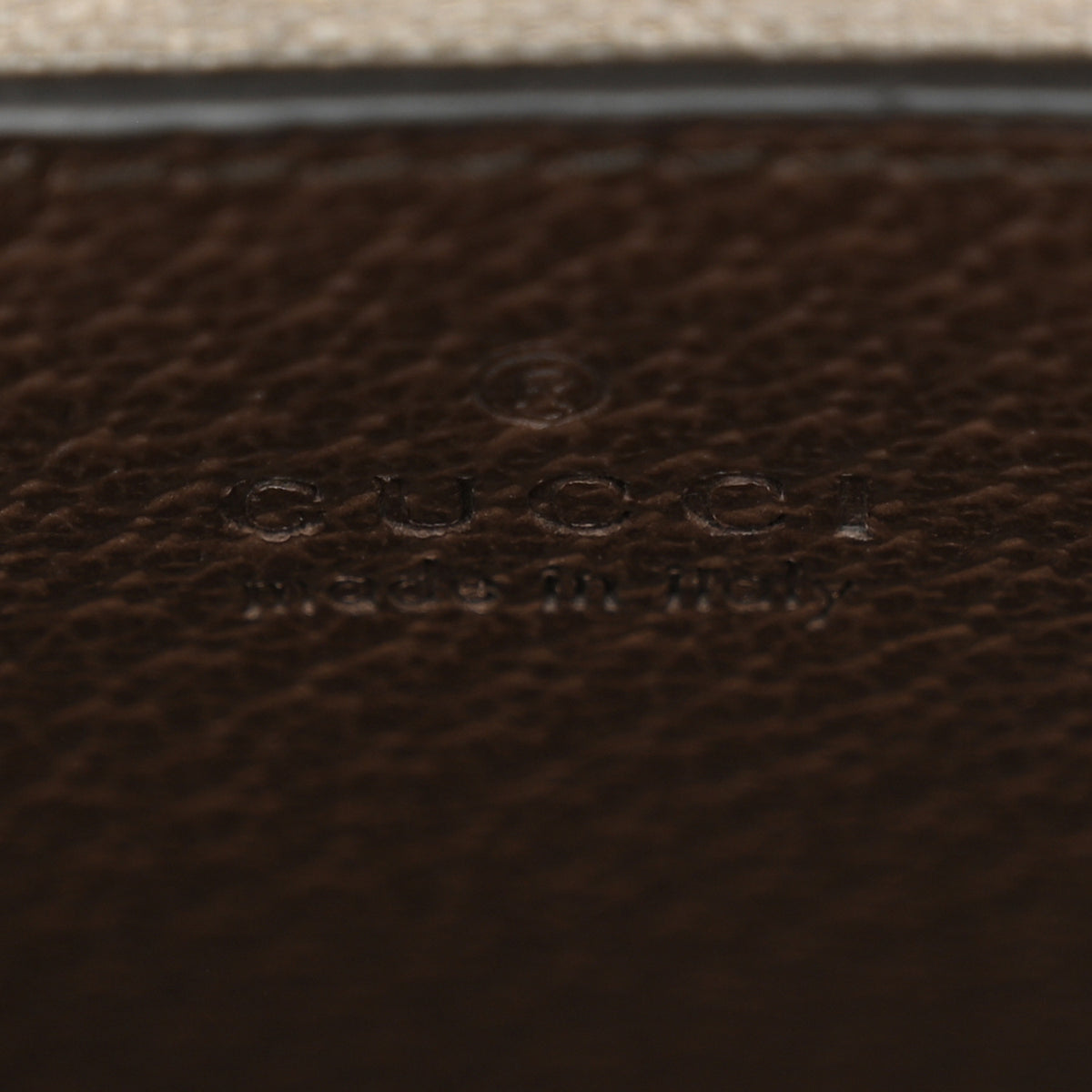 Monogram Jumbo GG Textured Dollar Calfskin Web Mini Vertical Tote Camel Ebony New Acero