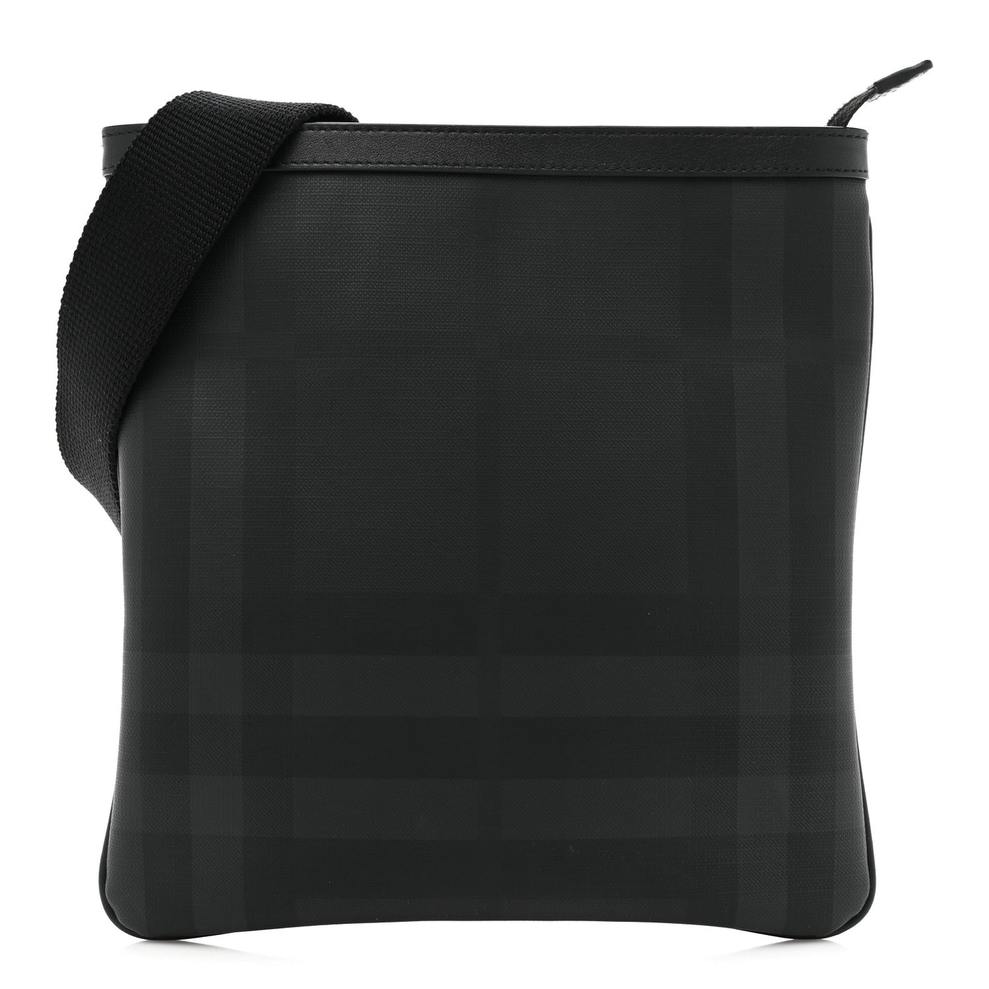 London Check Jax Crossbody Bag Dark Charcoal