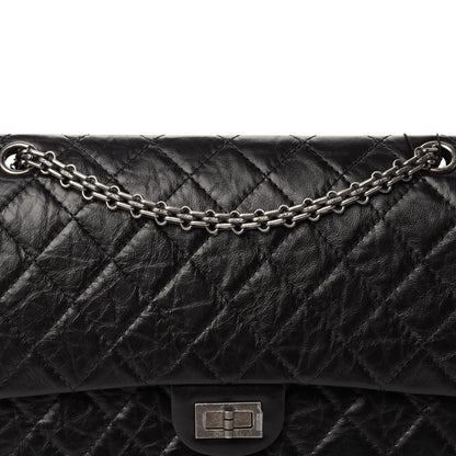 Chanel Aged Calfskin Quilted 2.55 Reissue 226 Flap Black 11 of 11