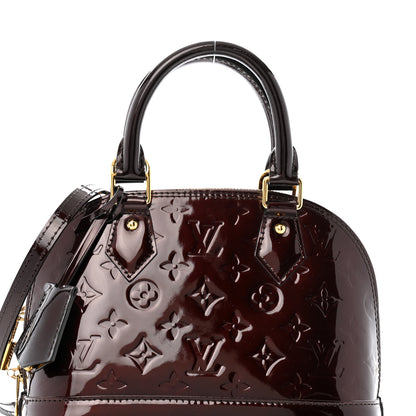 Louis Vuitton Vernis Alma BB Amarante 7 of 11