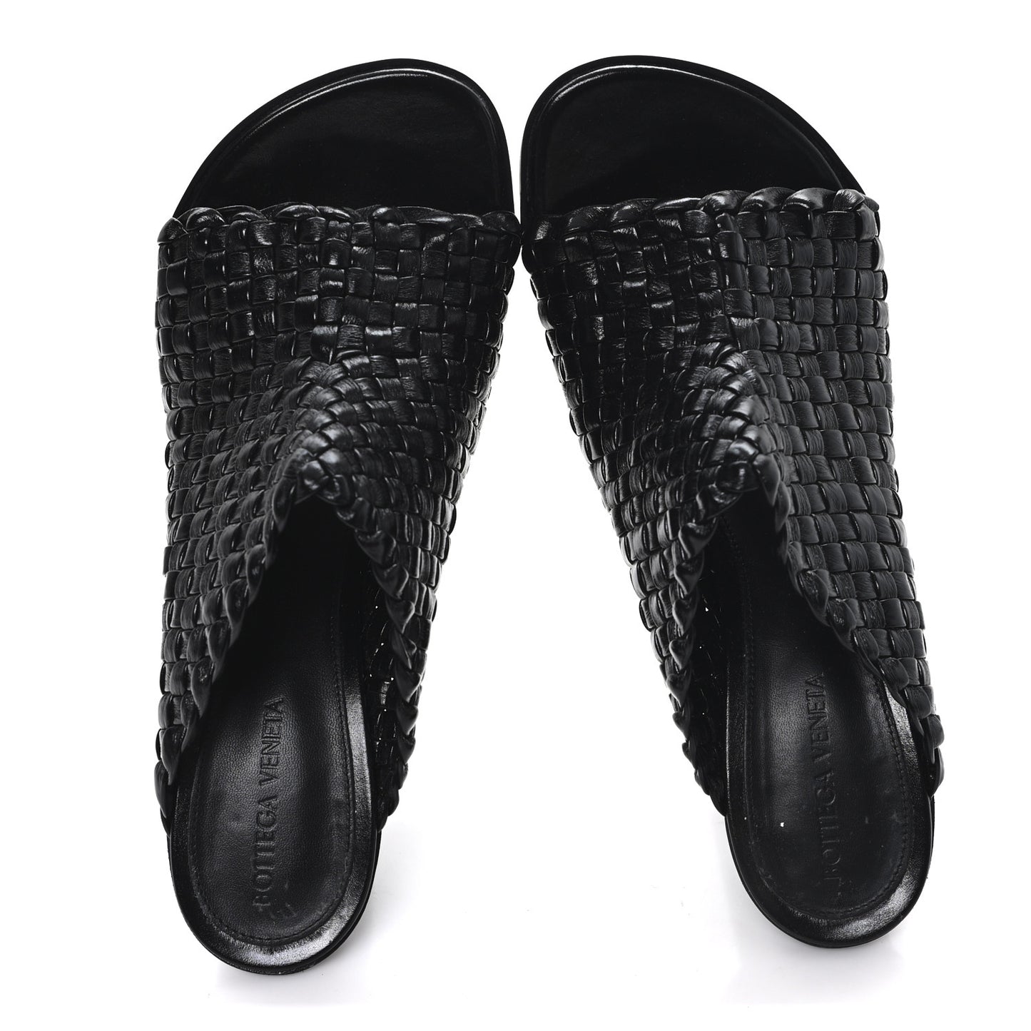 Nappa Intrecciato Atomic Sandals 41 Black