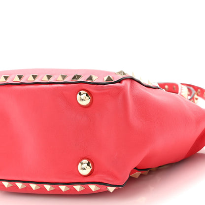 Valentino Garavani Vitello Mini Rockstud Tote Fragola 9 of 11