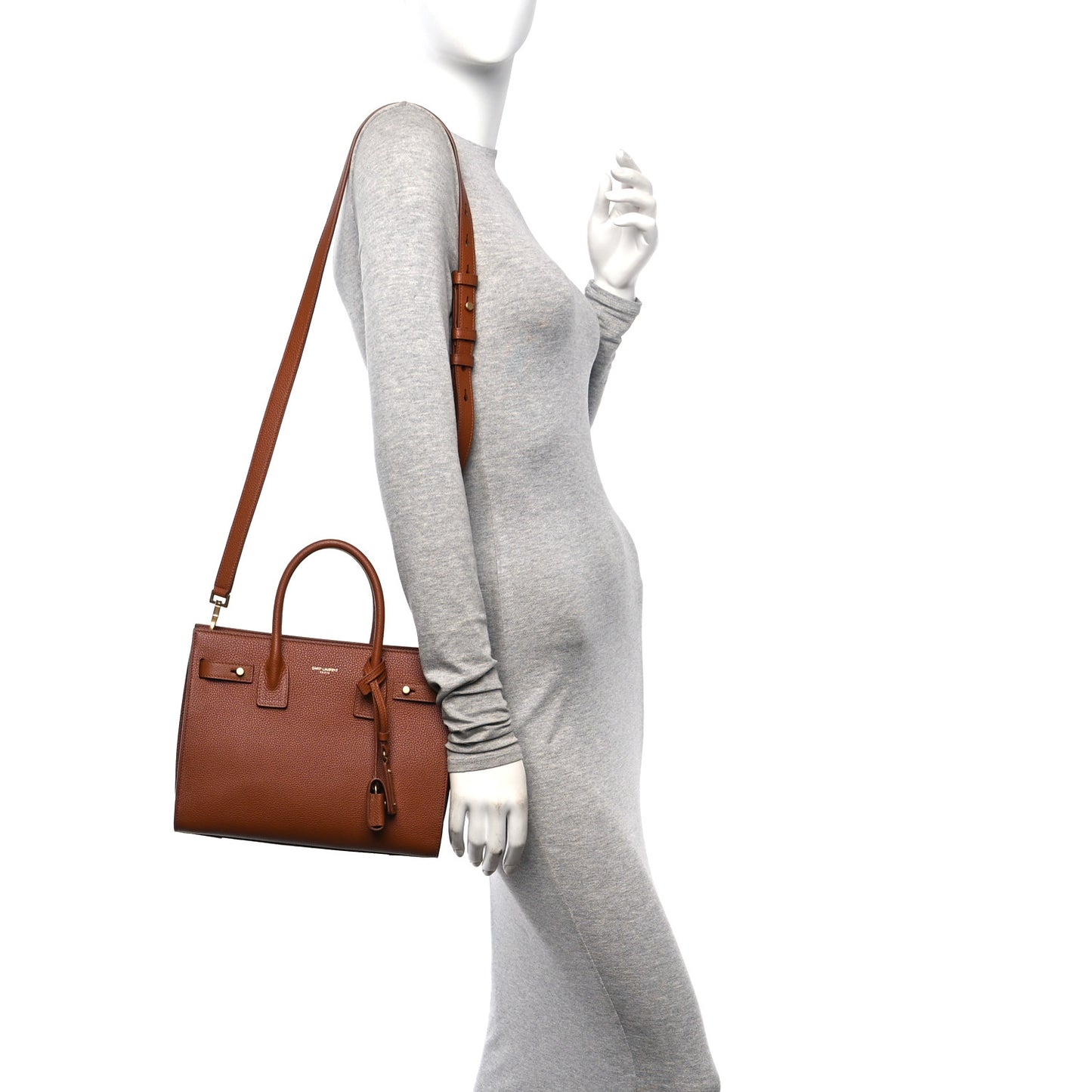 Grained Calfskin Baby Sac De Jour Supple Canyon