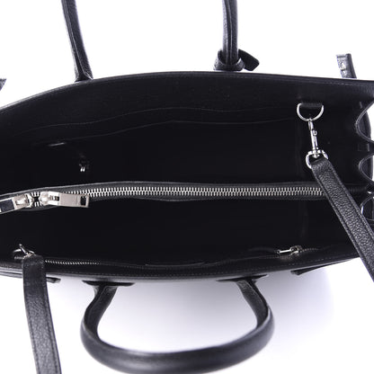 Saint Laurent Grained Calfskin Small Sac De Jour Black 6 of 11