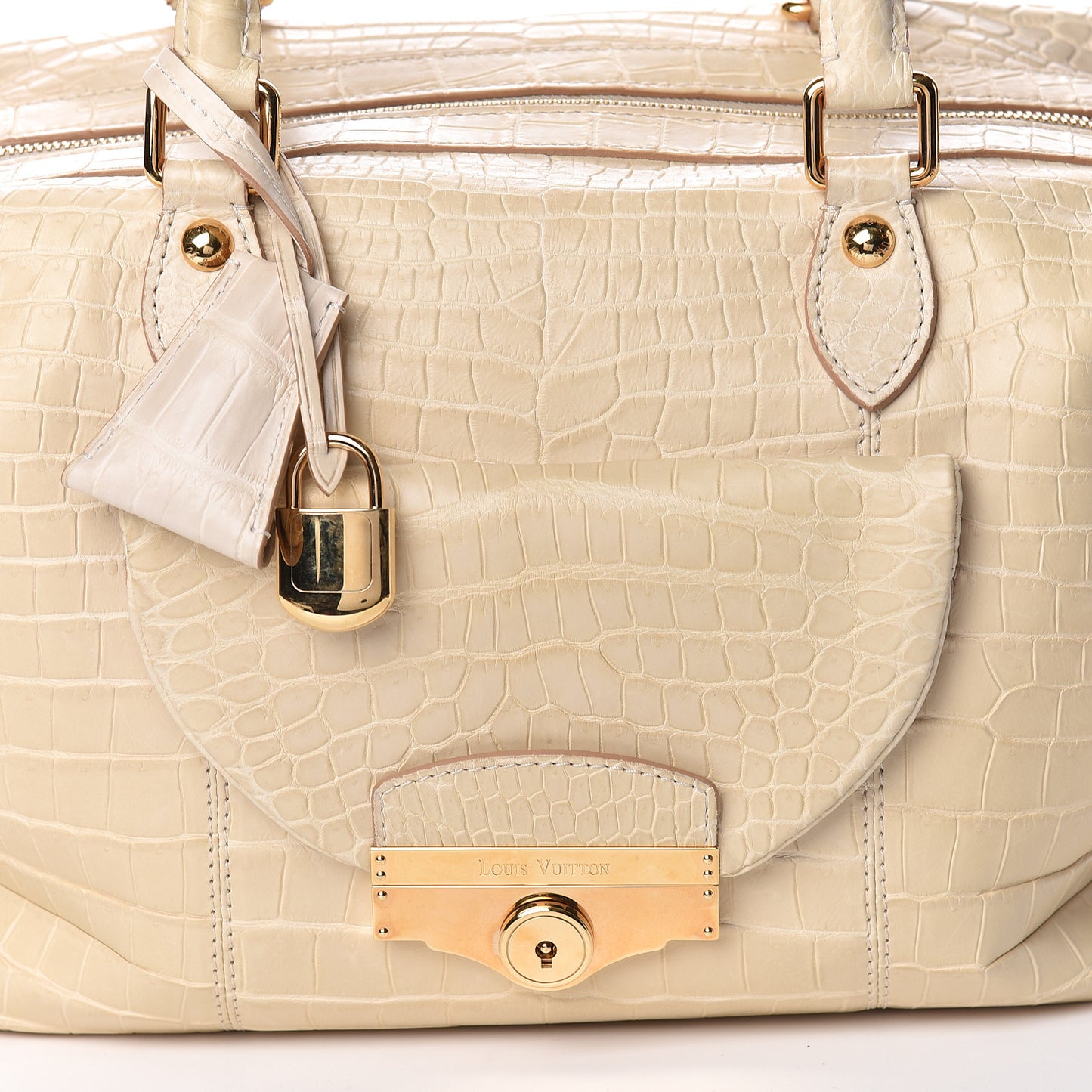 Crocodile Sac Louis Beige