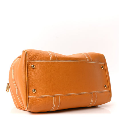 Louis Vuitton Tobago Calfskin Carryall Yellow 4 of 9