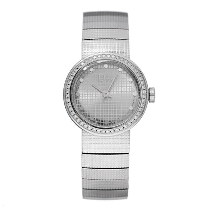 Christian Dior Stainless Steel Diamond Bezel 23mm La D De Dior Quartz Watch 1 of 5