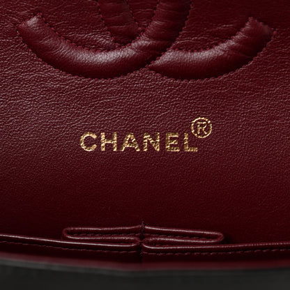 Chanel Lambskin Quilted Medium Double Flap Black 6 of 12
