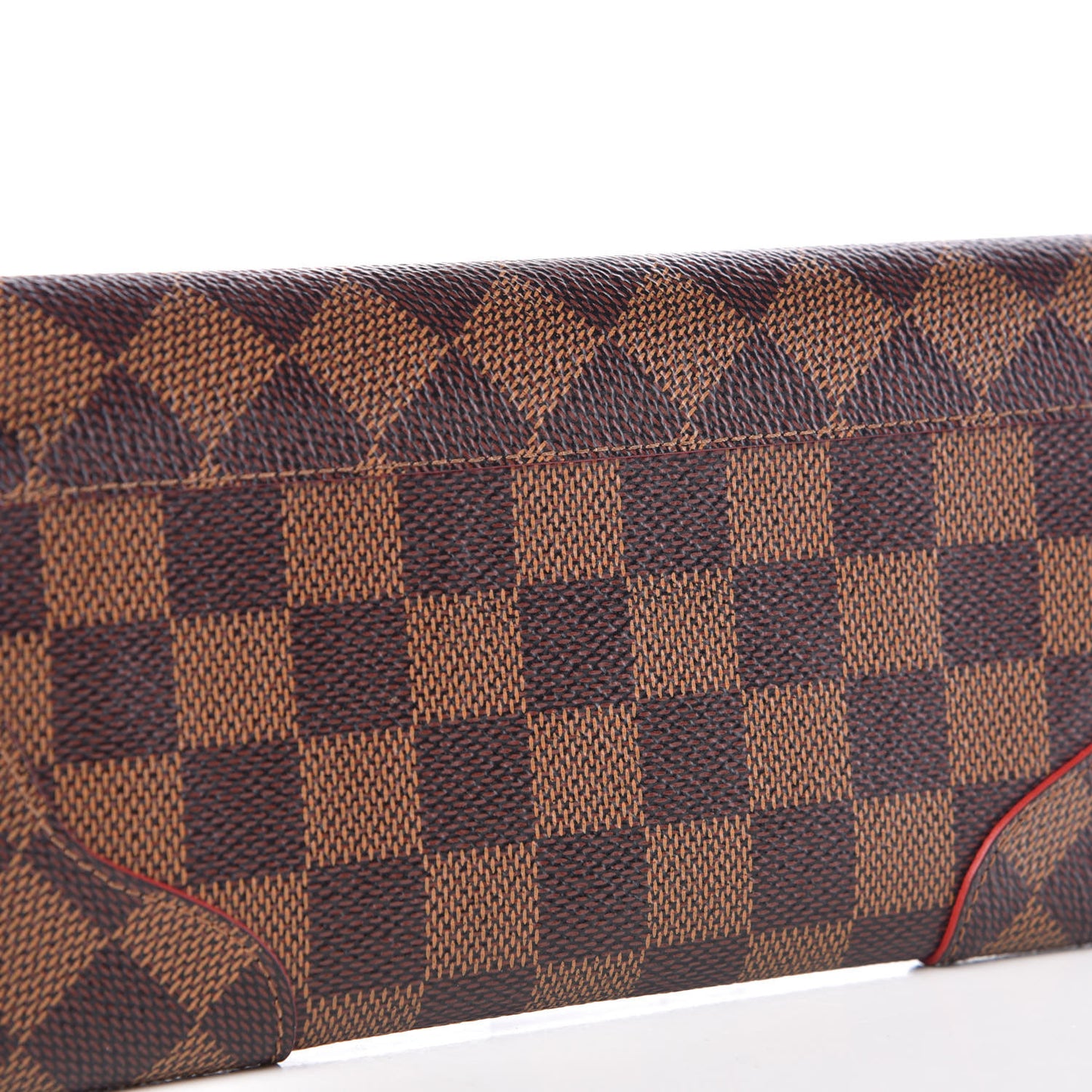 Damier Ebene Caissa Wallet Cherry