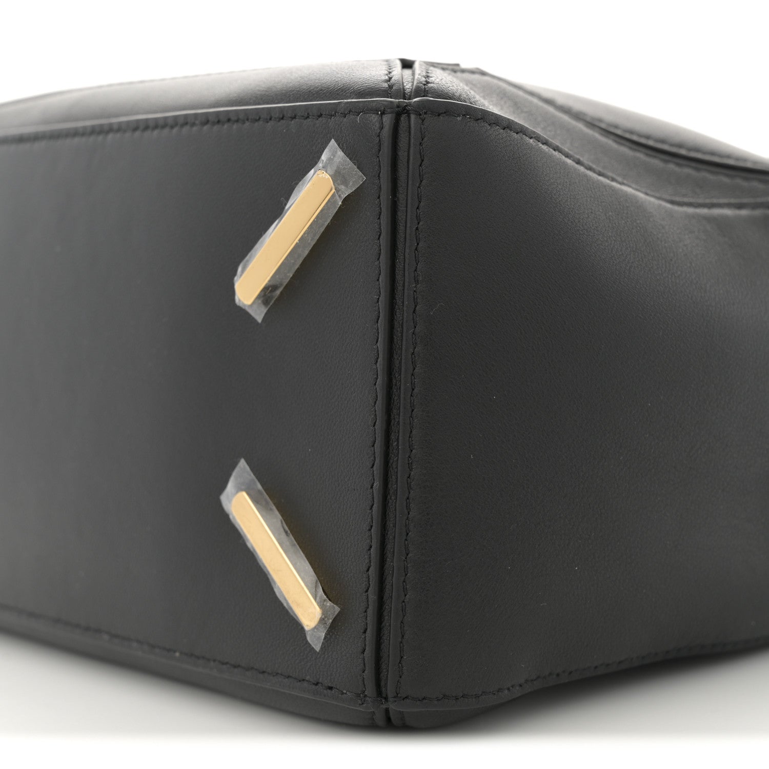 Loewe Lambskin Small Featherlight Puzzle Bag Black 10 of 10
